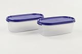  TUPPERWARE Eidgenossen 500 ml blau ohne Schütte (2) Trockenvorrat Dose Modular