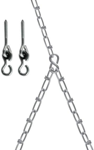 Miniatura 5 de Columpio de porche enrollable de ciprés de 2 pies fabricado en Estados Unidos con accesorios para colgar y portavasos