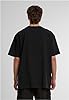 Build your Brand Mens Organic Heavy Oversize Tee T-Shirt, Black, 3XL UK #5