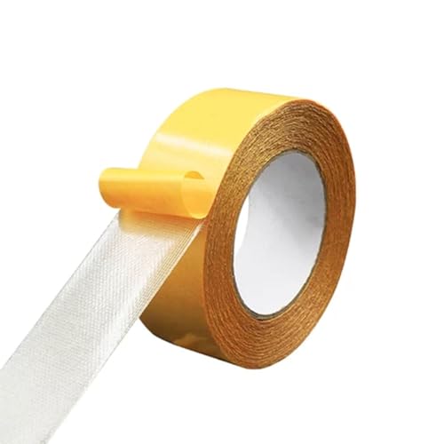 Yxvyxymyxxg Heavy Duty Clear Double-Sided Fabric Tape - Strong Adhesive Multipurpose Tape for Clothes, Carpet, Home & Office Use
