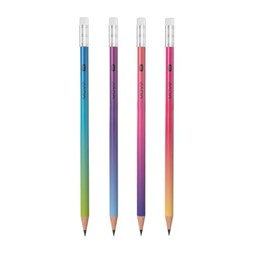 Image of Artiggle Move Pencil (50) | Super Fun Unicorn & Space Cartoon Theme Dark Lead Pencils for Kids | HB Writing Pencils for Girls & Boys | School & Return Gift Stationery.
