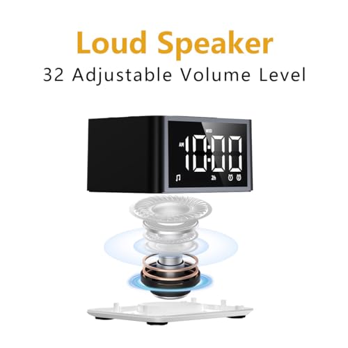 Image of 3-in-1 Sound Machine White Noise Machine Dual Alarms 12 Color Night Lights 30 Soothing Sounds 15 Wake Up Sounds 32 Volume for Baby Adults Kids Sleep Timer Memory Function Backup Battery Alarm Clock