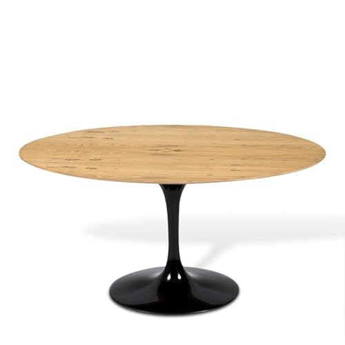 Mesa Saarinen Tulipa Oval 120 Cm X 80 Cm Freijó