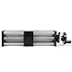 Zeberoxyz 200mm Länge Effektive Reise Dual Optische Achse Manueller Schiebetisch Linear Rail Guide Kugelschraube SFU1605 mit Handrad für Nicht-Standard-Automatisierung,CNC-Ausrüstung Transformation