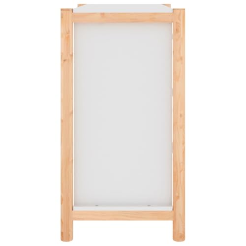 Credenza Buffet Cassettiera Mobile Contenitore Organizer Cucina Soggiorno Soggiorno 62 X 38 X 70 Cm Derivati Del Legno Bianco 02_0030377 - 5