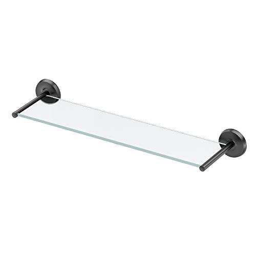 Gatco 5077Mx Designer Ii Glass Shelf, Matte Black #TOP1