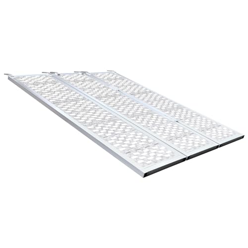 Rampa de carga de aluminio 7.7 ft para motocicletas y ATV miniatura 3
