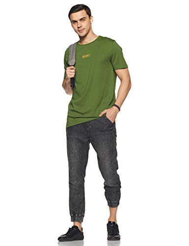 Image of Puma Men's Tribal Regular fit Active Base Layer Shirt (59519733 Garden Green X-Small