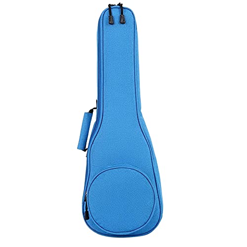 Nicfaky Housse ronde pour ukulélé de poche 10 mm en éponge portable étanche Bleu - Les Beatles, Paul McCartney, John Lennon, RIngo Starr, George Harrison Nicfaky Housse ronde pour ukulélé de poche 10 mm en éponge portable étanche Bleu