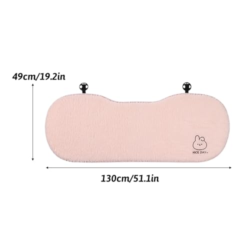 Coussin de siège auto en peluche lapin confort d'hiver