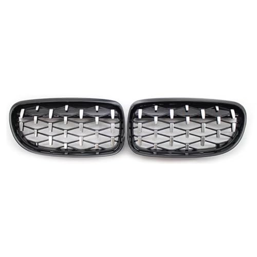 Calandre avant pour BMW E90 E91 2009-2012 look diamant chrome et noir