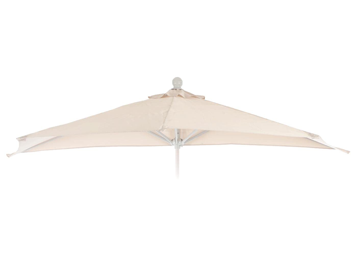 Mendler Funda de repuesto para sombrilla semicircular Parla, 270 cm, color crema