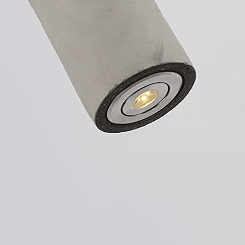 Lámpara de techo artesanal de cemento con acabado industrial sofisticado para proyectos de interiorismo 6