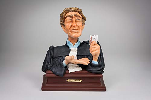 Guillermo Forchino Figurina/Busto del Abogado, La Prueba, Multicolor