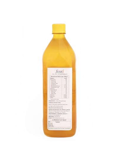 Image of Poshak Cold Pressed Mustard Oil 1L | Wood Pressed | Kachi Ghani /Kolhu /Chekku | Unrefined & Chemical-Free | Pure & Natural Healthy Mustard Cooking Oil | Ideal for All Types of Cooking (Yellow Mustard)