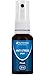 Anti-Stress Spray mit Sofort-Effekt - Gegen Innere Unruhe und Anspannung - Mit Mohnblume + Melisse für die Nerven, 20 ml - Pfirsichgeschmack - Nutrimea