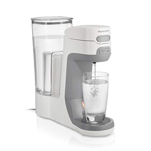 Hamilton Beach AquaFusion Electric Countertop Water Purifier & Filter 64 oz. Pitcher, Compatible with Flavor Capsules, White (87320)