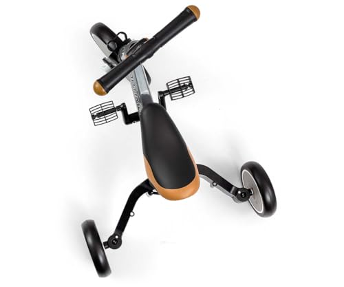 Milly Mally Bicycle 4in1 Optimus Plus Blaues Dreirad mit Griff, Laufrad für ein Kind schiebeauto ab 1 jahr dreirad von kettler dreirad kettler mit schubstange trike kinder kinderdreirad mit schubstang – Bild 8