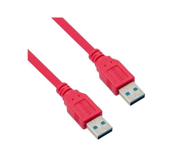 Cables, Personal Computer Cable Usb 3.0 Macho A Macho Tipo A 5gbps Datos 60cm (Rojo)