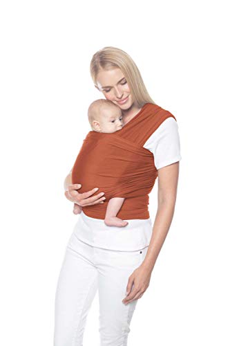 Image of Ergobaby Aura Baby Carrier Wrap for Newborn to Toddler (8-25 Pounds), Copper