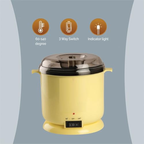 Image of Wax Heater For Women, Waxing Kit Women All Skin Types Hands, Legs, Underarms, Bikini, Intimate Area wax warmer Professional Wax Machine Waxing For All Skin Types (Red)