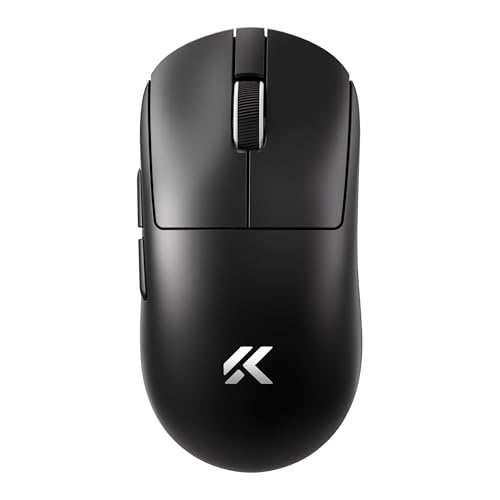 Image of MCHOSE A7 V2 Pro Wireless Gaming Mouse, Tri-Mode Connection, 59 Grams, PAW3395 26K DPI Sensor, Wired 8K /Wireless 1K Polling, 130 Hour Battery Life - Black