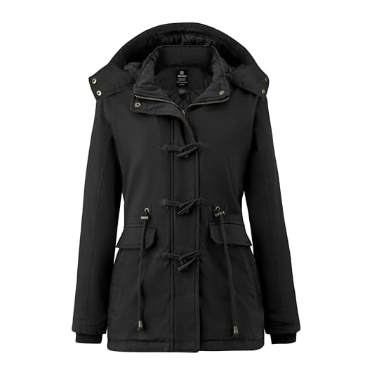 Wantdo Femme Veste Matelassé Coton Chaude Coupe-Vent Blouson avec Capuche Fausse Fourrure Manteau Hiver Long Casual Slim Fit Décontracté Noir XXL