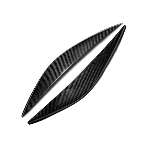 Paupières sourcil phare voiture en fibre de carbone véritable Fiesta MK6