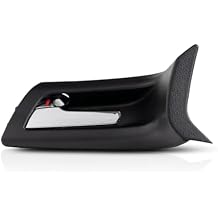 For Pontiac G8 2008 2009 Interior Door Handle Front, Driver Side Black bezel with chrome lever | With door lock button | Trim Base/GT/GXP | GM1352172 | 92213438