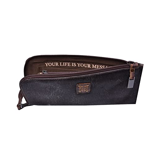Sts Ranchwear Western Leather Classic Cowhide Clutch #TOP5