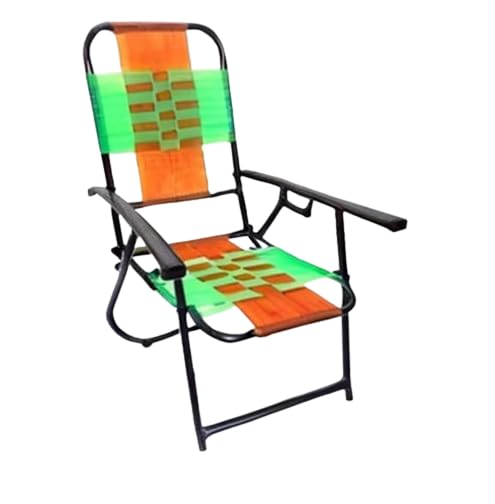 Image of Industries Seating Furniture Folding Plastic. Chair with Strong Square Handle+Free 6mm pad for Laptop and Reading - Multicolour (Chairs)