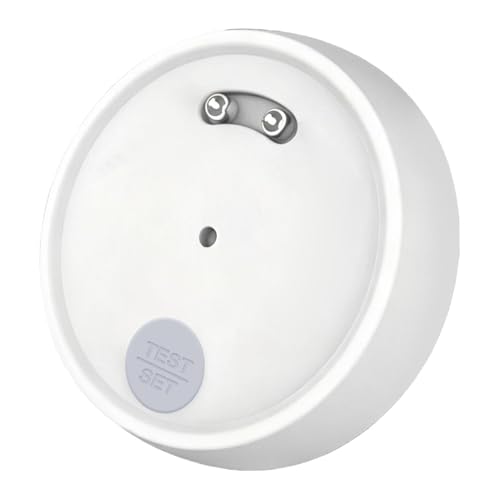 Detector de Fugas de Agua Inalámbrico de 433 MHz, Sensor Inalámbrico Anti Inundación con Batería, Alarma 80dB, IP66, Alertas Móviles para Cocina, Baño y Sótano
