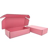 Amazon.com: SENIAOAI Small 8x4x2 Pink Shipping Boxes for Packaging