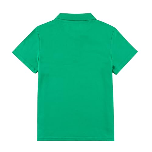 Image of Kid Nation Boys Polo Shirts Kids School Uniform Shirts Short Sleeve Girls Collared Shirts 4-12 Years