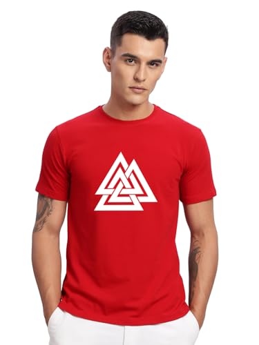 Image of ADRO Men's 100% Cotton Regular Fit T-Shirt