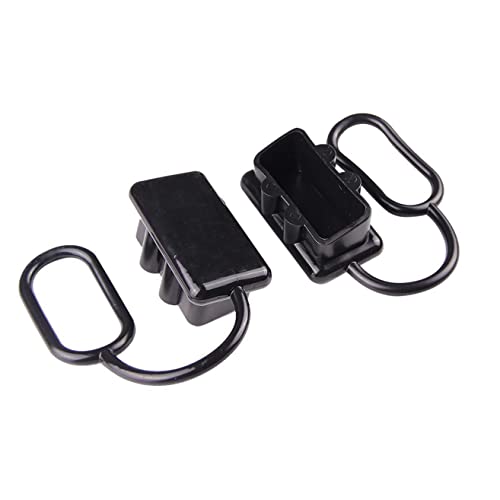 Mr.Brighton LED 2PCS Black Power Connector Dust Cover Suitable for 2 Pole 175A Power Connector Plug