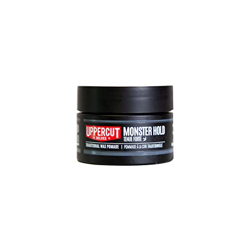 UPPERCUT DELUXE Monster Hold Pomade Midi, Heavy and Strong Hold Wax Based Product, Long Lasting and Reworkable For Traditional or Bolder Styles 0.9 oz / 30g