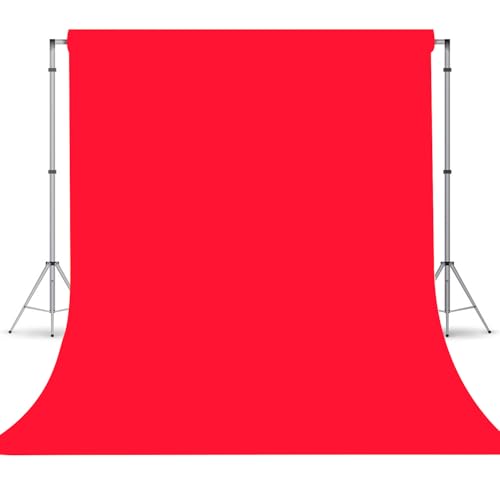 Red Photography Backdrop for Photoshoot Fabric 5x7ft