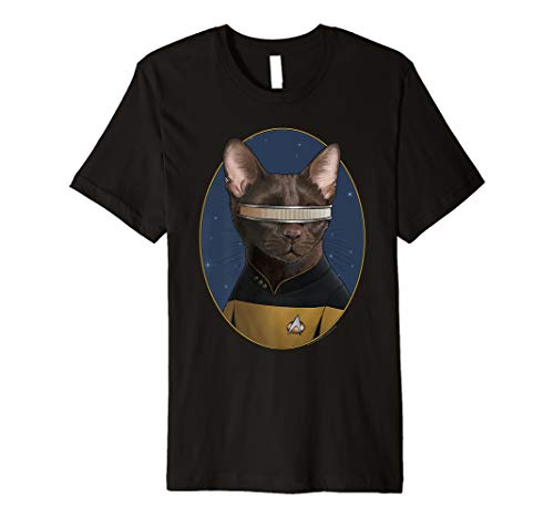 Star Trek LaForge Cat Formation Premium T-Shirt