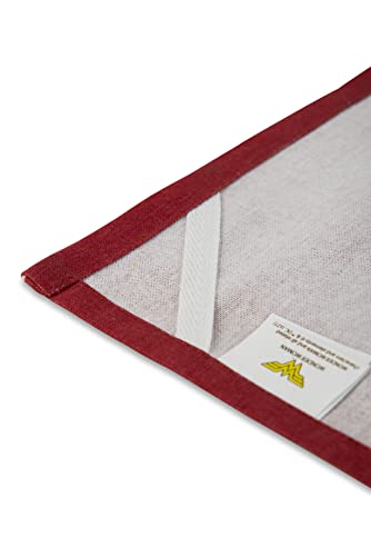 Excelsa Wonder Woman Kitchen Towel 100% Cotton 70 x 50 cm with Hole, Front Wonder Woman Decoration and Back White, Cm. 70 x 50 - Image 2