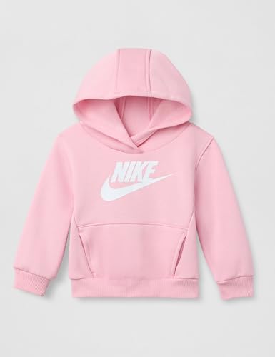 Image of Nike Baby Sportswear Club Fleece Pullover Hoodie and Joggers 2-Piece Outfit Set (Large Swoosh Logo)