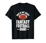Lucky Fantasy Football Outfit | Fantasy Footballer T-Shirt
