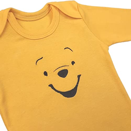 Conjunto Roupa Bebê Menina Menino Body Ursinho Pooh e Calça Mijão Culote Temático Mêsversário Cor:Ve