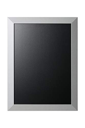 Pizarra de pared MONET 60x90 cm marco color PLATA Cover