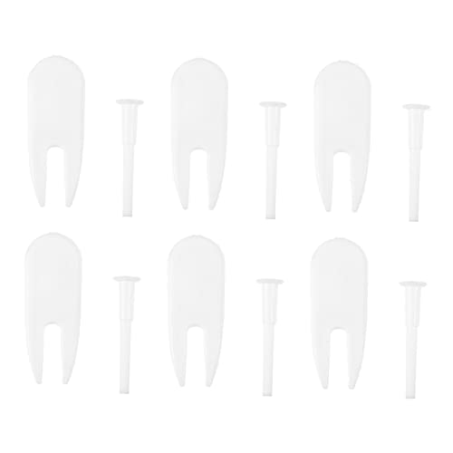 SUPVOX Exercise Ball Replacement Plug 6 Pack Pp Yoga Ball Air Lock Hornball Puller for Workout