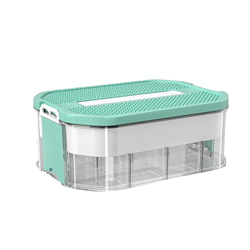 Caja de almacenamiento de juguetes, almacenamiento de bloques de construcción, organizador de juguetes y almacenamiento con tapa de construcción, contenedor de almacenamiento de clasificación de aline