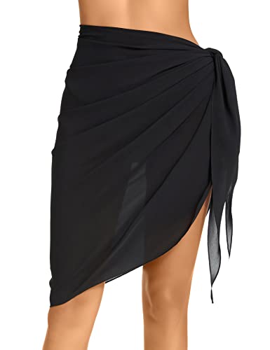 Women's Sarong Coverups Chiffon Bathing Suit Wrap Skirt Swimsuit Beach Wraps Swim Sarongs