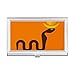 Ancient Egypt Abstract Cobras Pattern Business Card Holder Case Pocket Box Wallet