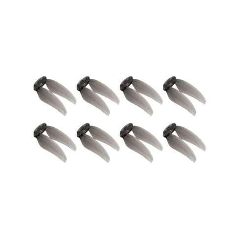 Hélice pliante 4 pouces F4019 en PC renforcé gris transparent pour drone de longue portée