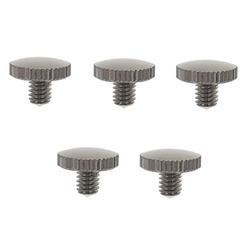 UPKOCH 5個トランペット用リングプルスクリュー 銀色 耐久性のある交換用パーツ 楽器修理 アクセサリー